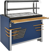 Прилавок холодильный Refettorio Case RC12AS (h=100 мм на 3 GN 1/1)