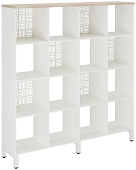 Стеллажная система КОБОР SQ-4X4 white/natural
