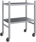Стеллаж-тележка мобильный POLAIR LOAD.ME.MOBILE INOX МI11.2.50.10 500х1100х1000 мм