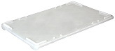Крышка для контейнера для теста 600*400*40 мм., (-30/+60°C) морозостойкая, белая, полиэтилен