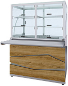 Прилавок холодильный Luxstahl ПХК (С)-1200 Premium (Zigzag)
