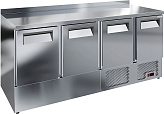 Стол холодильный POLAIR TMi4-GС с бортом