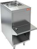 Стол закрытый HICOLD НБМБП-4/6 без борта, с полкой под блендер