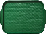 Поднос Luxstahl 450х355 мм зеленый [1730]