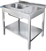 Стол для посудомоечной машины KAYMAN СПМ-121/0907 ЛЕВЫЙ