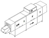 Машина для мойки ящиков DIHR VX 351 HD DX+DDE+XP+DR99/2 части