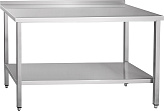 Стол производственный Abat СПРП-7-2 каркас из нерж. стали, с полкой