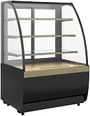 Витрина кондитерская Carboma  K70 VV 0,9-1 Standard версия 2.0 (Bronze 9005/0109)