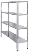 Стеллаж кухонный Luxstahl СР-1800x1900x500/4