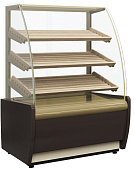 Витрина хлебная Carboma K70 N 1,3-2 LIGHT (без стекла Техно)