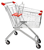 Тележка покупательская Корбис STE125-BX-MALL