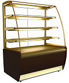 Витрина кондитерская KAYMAN K-ВК-1300 бронза