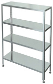 Стеллаж кухонный Марихолодмаш С-4-0,5/1,2/1,8 нерж. сталь