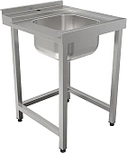 Стол для посудомоечной машины входной Кобор СПМ/4-60/70/П