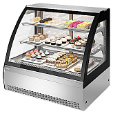 Витрина кондитерская Chilz VETE 90 C белый глянец, шлифованная нержавейка