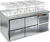 Стол морозильный HICOLD SN 22 BR2 BT LT