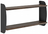 Полка КОБОР S2-120/20 black/charlston